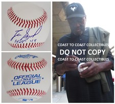 Lee Smith Chicago Cubs Boston Red Sox signed baseball COA proof autographed