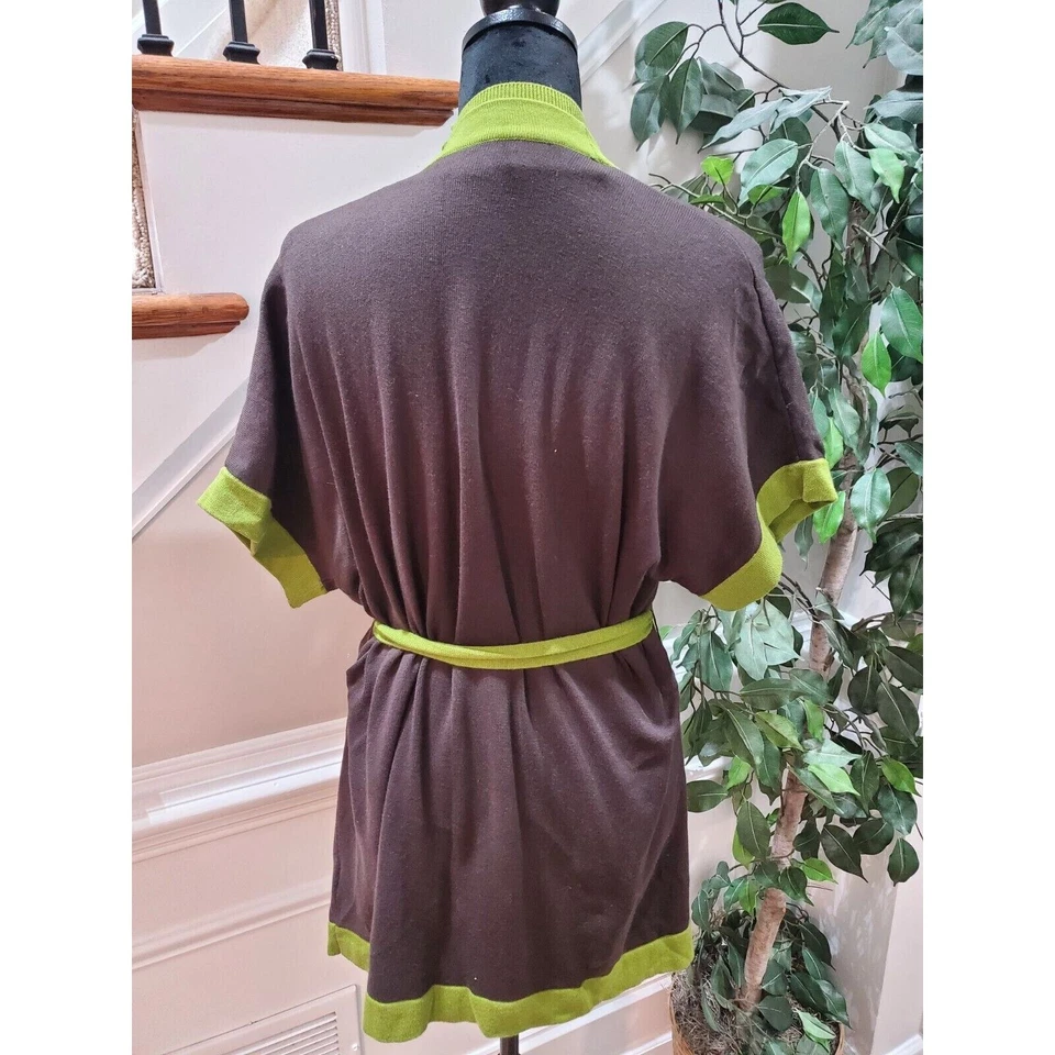 Conjunto de 2 suéteres cárdigan y top manga corta de algodón para mujer Ellen Tracy grande Foto 4 de 4