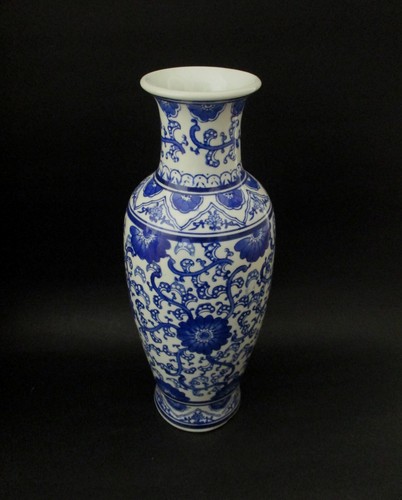 ✅ WUNDERSCHÖNE CHINESISCHE VASE EPOCHE 20. JAHRHUNDERT 36 X 13 PORZELLAN BEMALT - 3732 - Bild 2 von 8