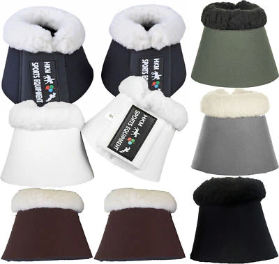 % HKM Hufglocken Comfort mit Teddyfell 8586 -UVP €29,95 -Reitsport NuddelHof -NH