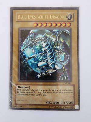 Yu-Gi-Oh Blue-Eyes White Dragon-JMP-001-Ultra Rare Holo-Sealed in