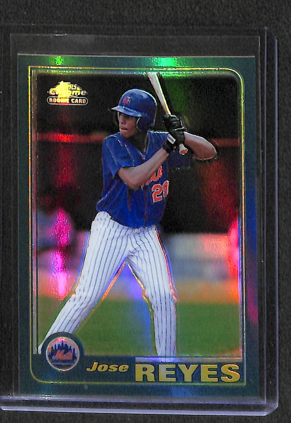 2001 Topps Chrome Retrofractor #T242 Jose Reyes