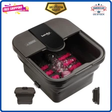 Collapsible Foot Spa,Foot Bath with Heat and Massage and Bubble Jets,Foot