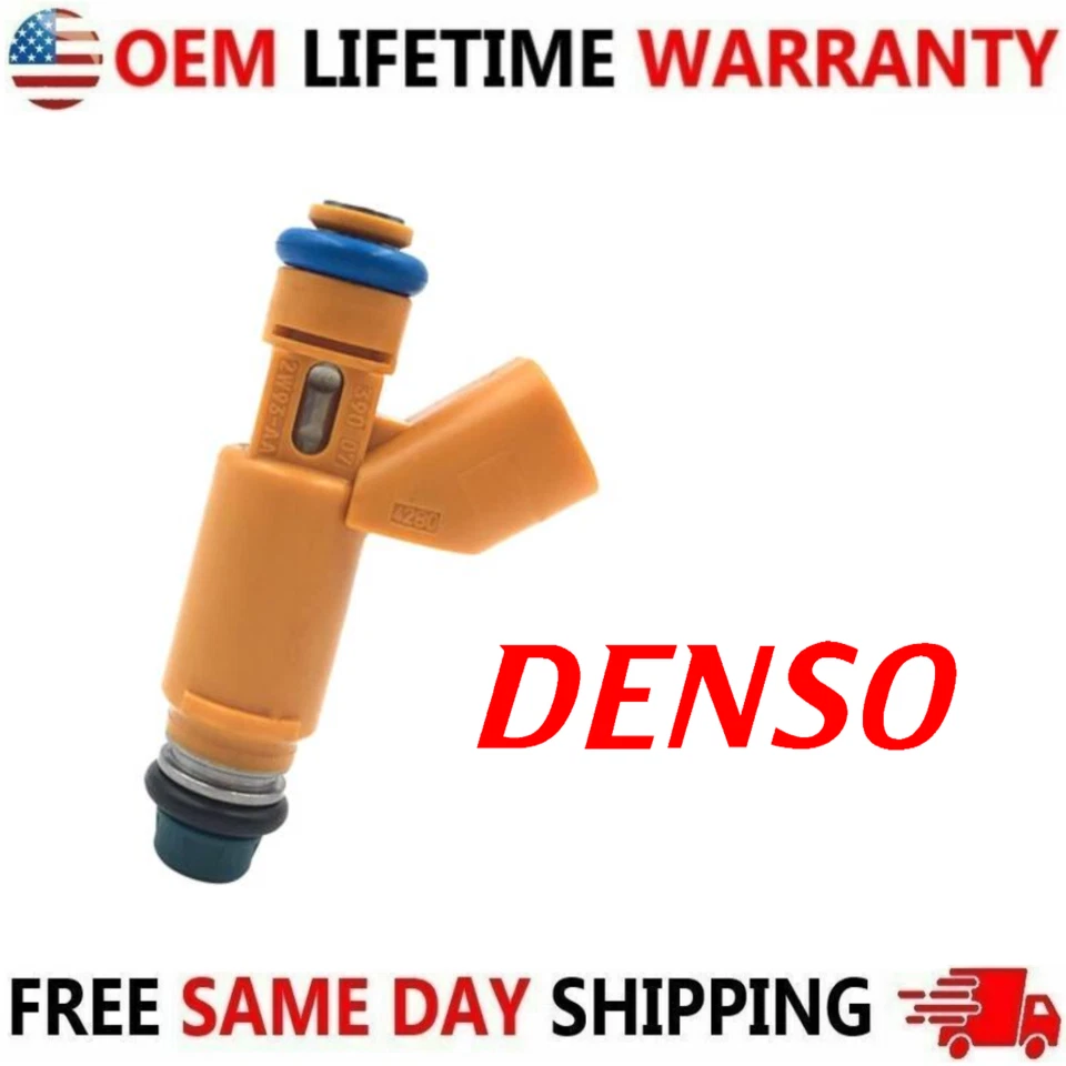 Nuevo juego de 8 inyectores de combustible DENSO para Jaguar Land Rover 2003-2009 2W93-AA Foto 4 de 4