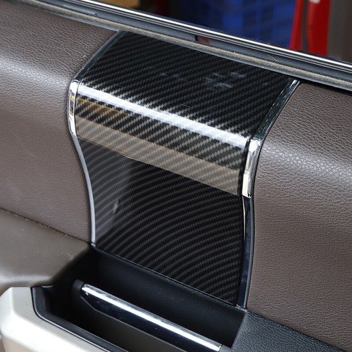 4pcs ABS Carbon Fiber Inner Door Handle Panel Cover Trim For Ford F150 2015-2020 - Picture 4 of 7