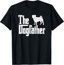 Pug Dog The Dogfather Funny Dog Owner Gift Unisex T-Shirt