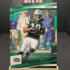 2022 Prestige Football Keyshawn Johnson Xtra Points Green Foil /249 Jets # 233