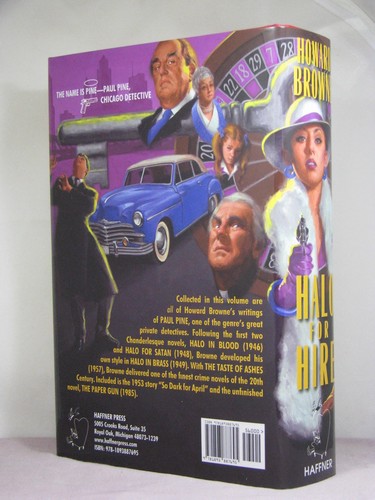 1st,signed by 5,Halo for Hire:Complete Paul Pine Mysteries,Howard Browne,Haffner - Picture 2 of 5