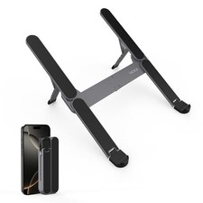 Ultra Compact Foldable Laptop Stand - Portable Laptop Stand for Desk  Travel...