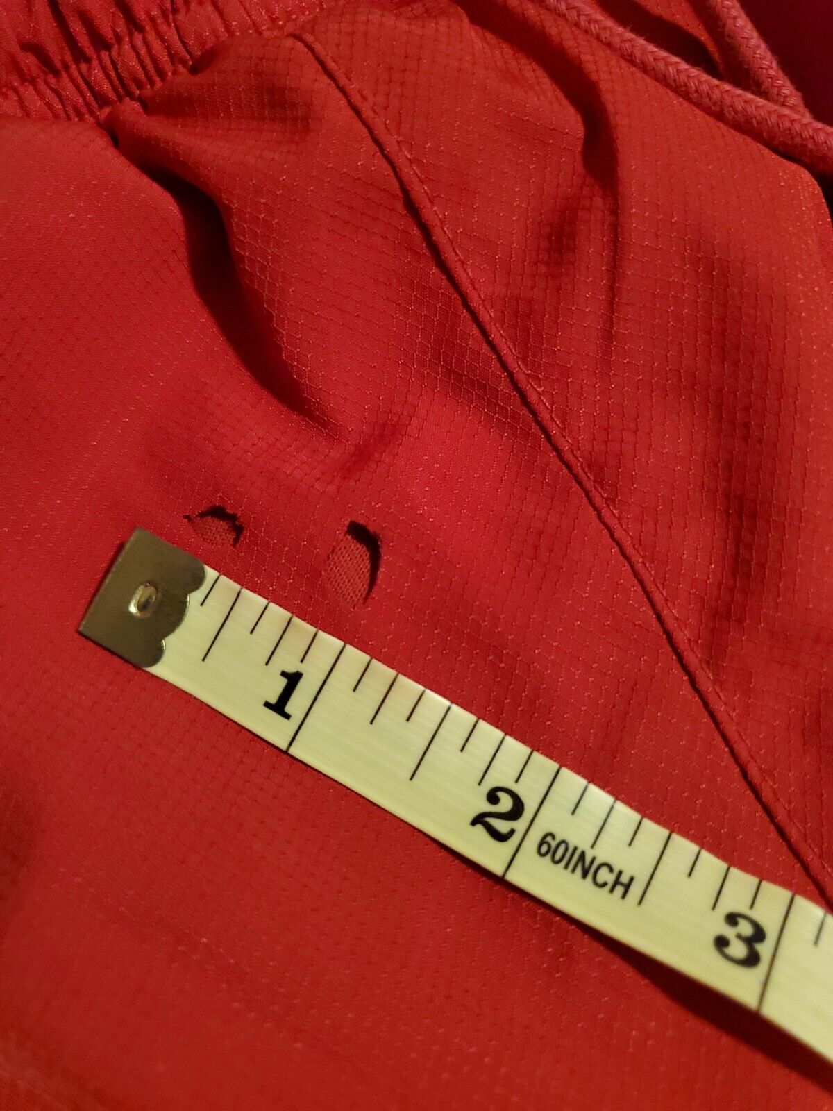 Supreme x Lacoste FW 19 track pant red medium use… - image 6