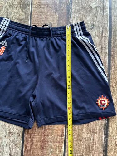 ADIDAS WNBA CONNECTICUT SUN GAME SHORTS CLIMACOOL LENGTH 0 WOMENS SIZE 2XL EUC - Picture 7 of 11