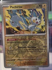 Pachirisu - 068/198 Scarlet & Violet Reverse Holo Uncommon Pokemon - NM/MINT
