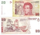 ARGENTINA 20 PESOS