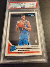 2019 Donruss Darius Bazley PSA 10 Rated Rookie Silver Press Proof /349 Thunder