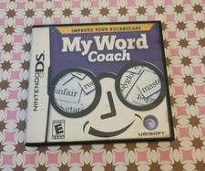 My Word Coach (Nintendo DS, 2007) Complete W Manual Tested NINTENDO 