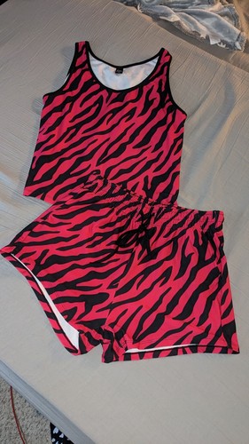 POP Passform! Zebradruck zweiteiliges PJ-Set. Neu ohne etikett. Größe Medium. - Bild 3 von 11
