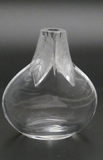 antike LALIQUE Kristall satiniertes Glas Vase OSUMI crystal glass Marie Glaude