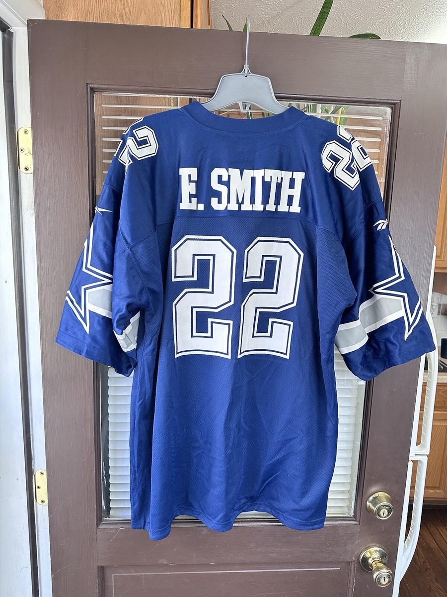 Vintage Emmitt Smith #22 Dallas Cowboys REVERSIBLE NFL