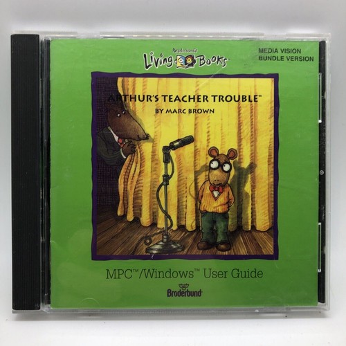 Arthur’s Teacher Trouble (Living Books) PC Spiel. CD-ROM im Original