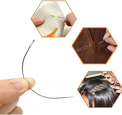 120PCS Curved Needles Curved Sewing Needles Weaving Needle for Carpet Leather - Picture 11 of 16