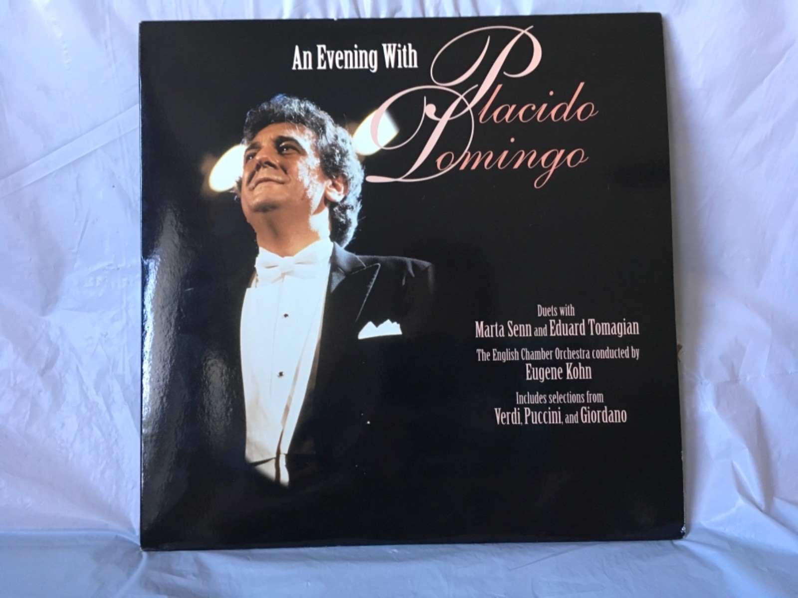 AN EVENING WITH PLACIDO DOMINGO LASERDISC DIGITAL SOUND LIVE AT WEMBLEY ARENA