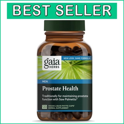Saw Palmetto & Nettle Root Capsules for Prostate Function - Vegan & Gluten-Free