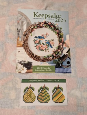 KEEPSAKE CROSS STITCH CALENDAR 2023 Craftways all charts pictured | eBay