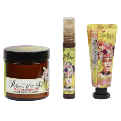 Barefoot Venus Lemon Freckle Instant Hand Repair and Body Mist - 3pcs Bundle Set