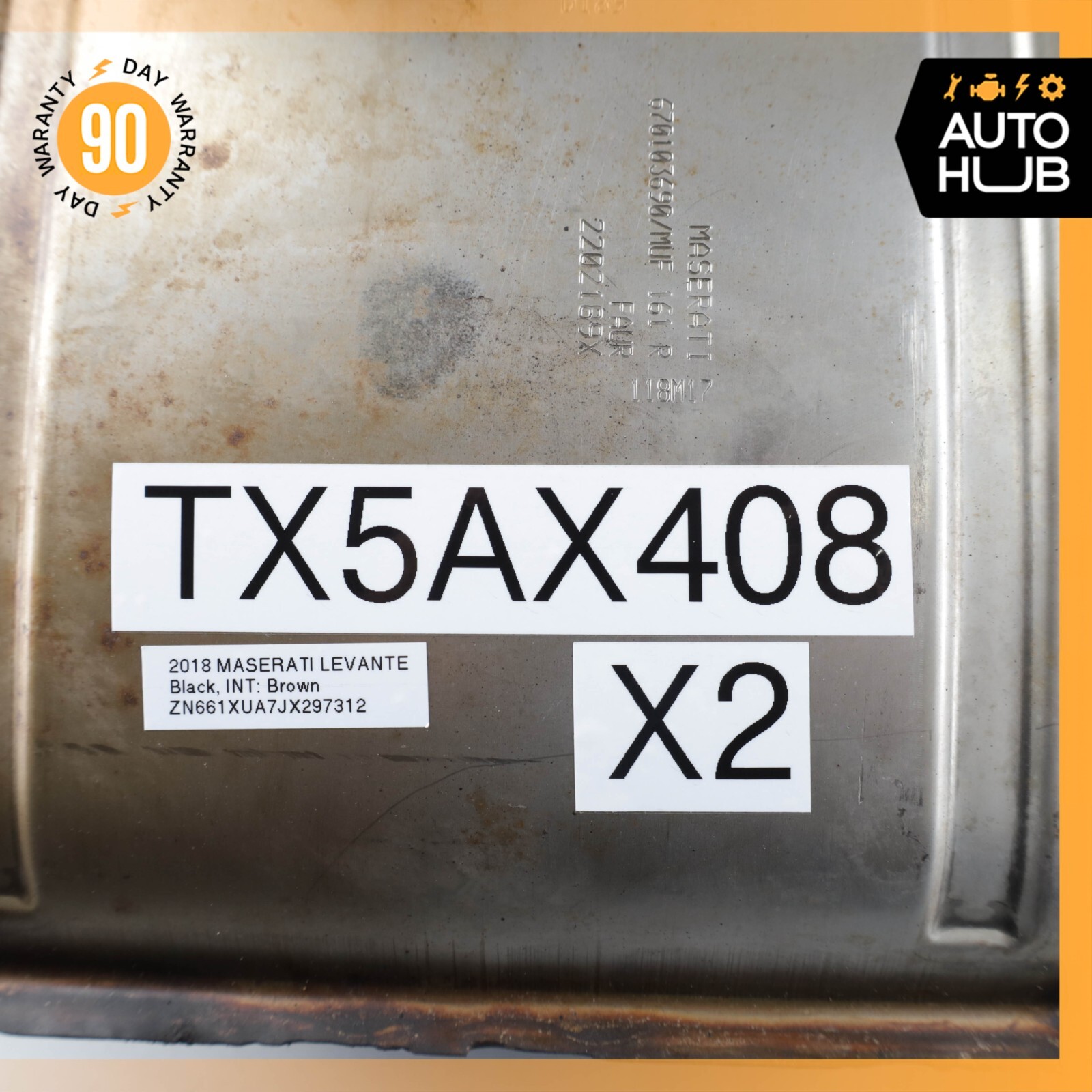 Maserati Levante M161 Exhaust Mufflers Dual Tips Left & Right Side Set OEM 64k