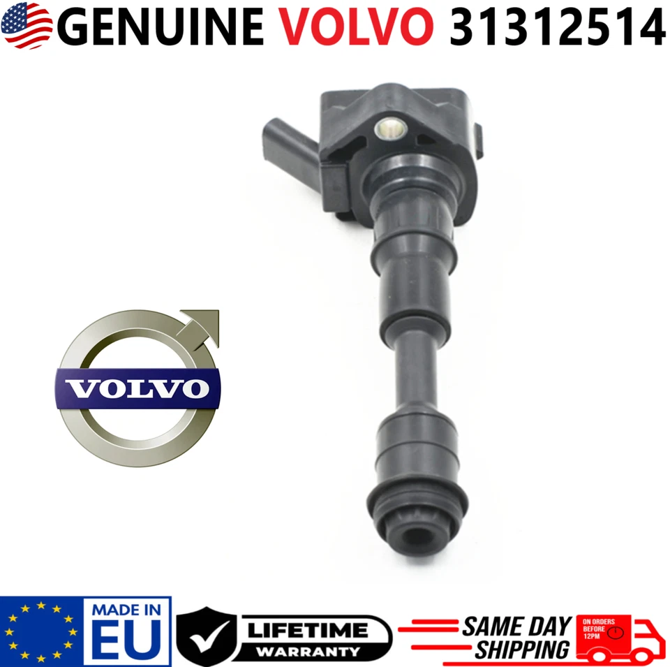 Bobina de encendido original OEM VOLVO x1 para Volvo 2015-2019 2,0 L I4, 31312514 Foto 2 de 4