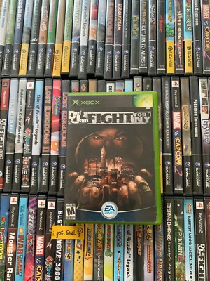 Def Jam Fight For NY Original Xbox Case + Artwork ONLY - NO GAME NO MANUAL