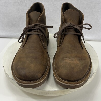 Clarks Collection Mens Brown 2 Eyelet Chukka Boots Size 10.5  display picture 1