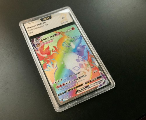 Pokemon Charizard VMAX Rainbow Rare 74/73 Pca 10 Gem Mint (Psa 9,5) - Imagen 3 de 3