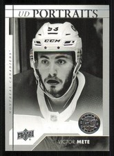 2017-18 Upper Deck UD Portraits #P82 Victor Mete