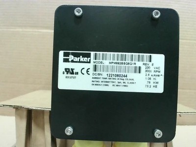 Parker MPM892BSG6G1R Compumotor Servomotor 230VAC 3000RPM 24V Neu Ohne Box