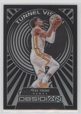 2021-22 Panini Obsidian Tunnel Vision 27/99 Trae Young #5 0l1