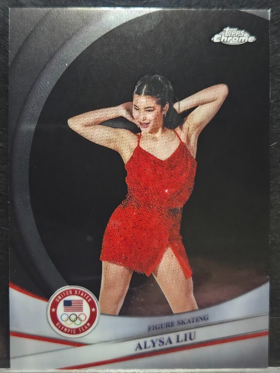 Alysa Liu 2026 Topps Chrome U.S. Winter Olympics #7 Gold Medal
