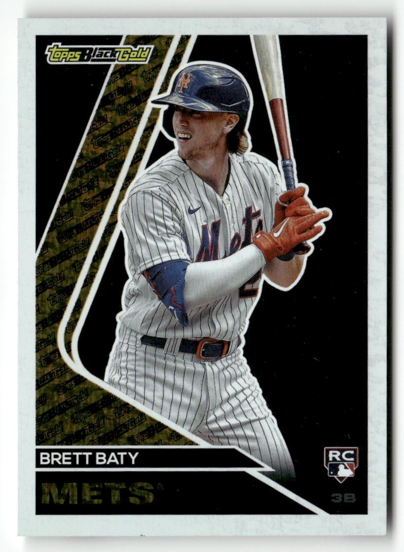 2023 Topps Update Black Gold #BG-15 Brett Baty