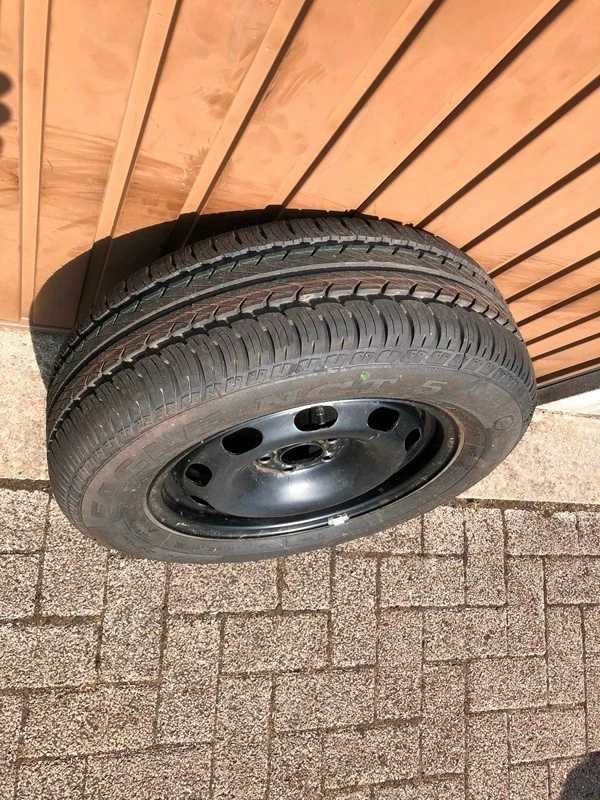 p1xkomplette Reserverad Ersatzrad+Felge 195/65R15 91V für VW Golf4,A3,Seat,Skoda - Bild 2 von 4