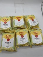  6 Burt's Bees Purifying Cleansing White Tea Facial Towelette 30 Wipes 150ttl