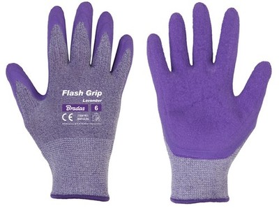 Bradas Damen-Arbeitshandschuh Flash Grip Lavender S