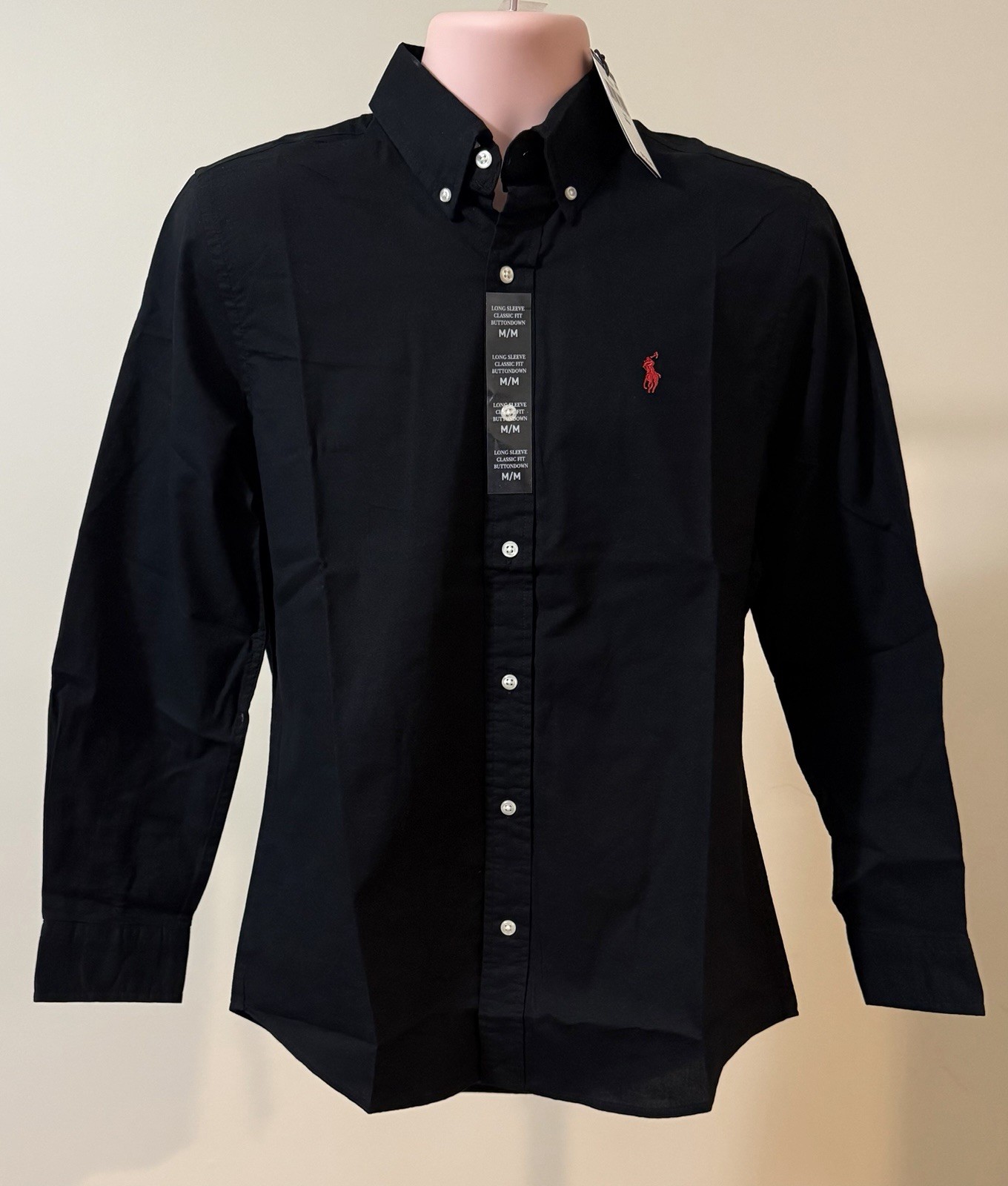 Polo Ralph Lauren Classic Fit Oxford Shirt – Black – Brand New