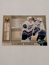2005-06 PARKHURST ALEXANDER OVECHKIN SEASON HIGHLIGHTS CARD # 597 Rookie. rookie card picture