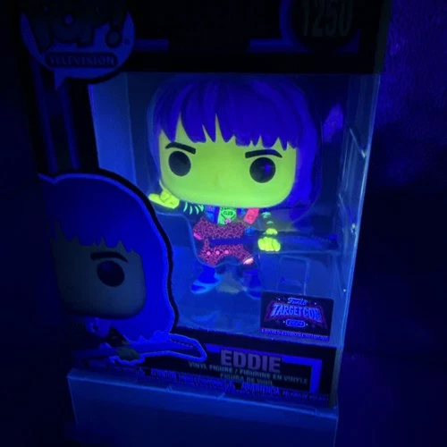 Funko Pop! Vinyl: Stranger Things - Eddie with Guitar (Black Light) - Target (T)