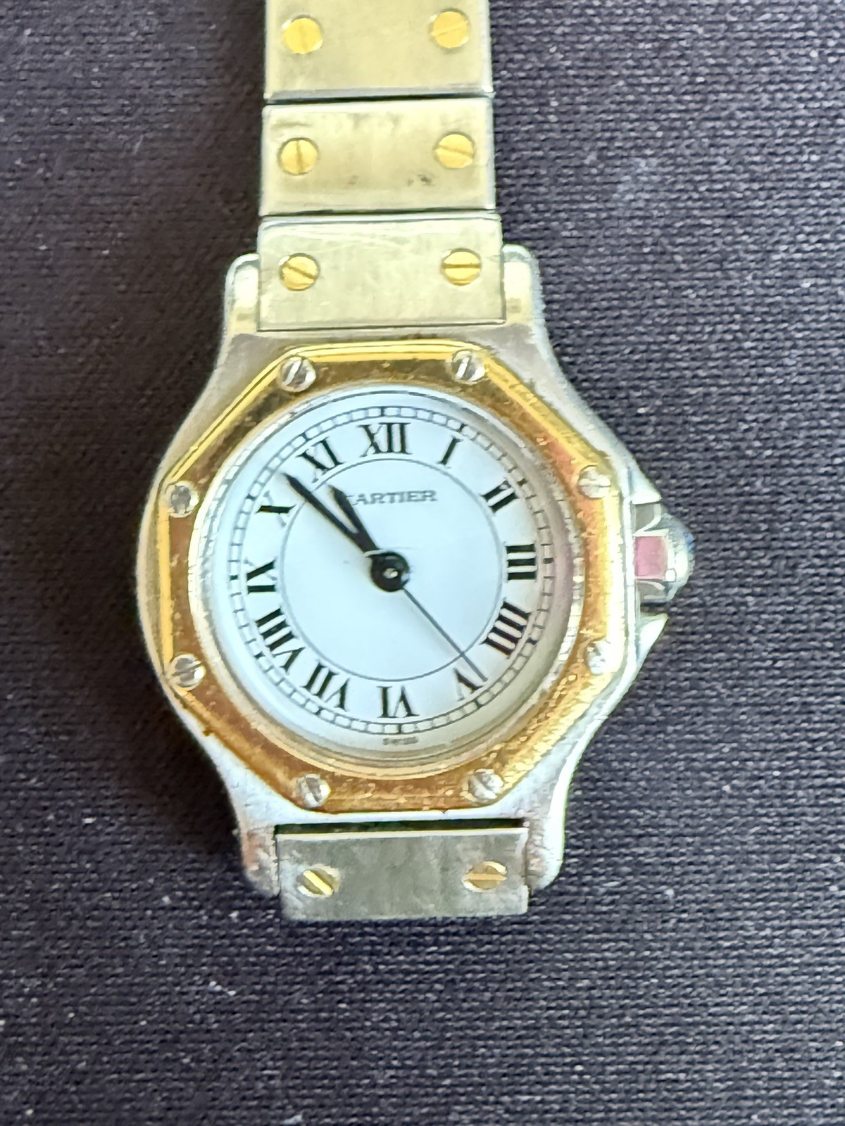 Cartier Santos Ronde Octagon working, bracelet