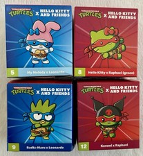 McDonald s Happy Meal TMNT x Sanrio Hello Kitty Toy Lot of 4 - NEW Unopened
