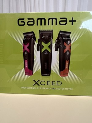 Gamma+ XCEED Clipper Trimmer Shaver IN2 Vector Motor USB Rechargeable