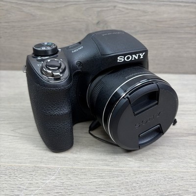 Sony Cyber Shot DSC-H300 Digital Camera 20.1MP 35x Optical Zoom Black Tested