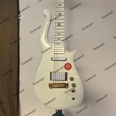 White Prince Cloud Electric Guitar Basswood Body Stainless Rounded Fret Edge - Photo 1/4