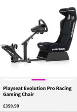 Playseat Evolution Gaming Chair ActiFit For Racing Simulator Cockpit Foldable UK
